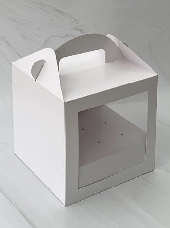 Упаковка под кейк-попсы/пряничный домик, белая — изображение 3